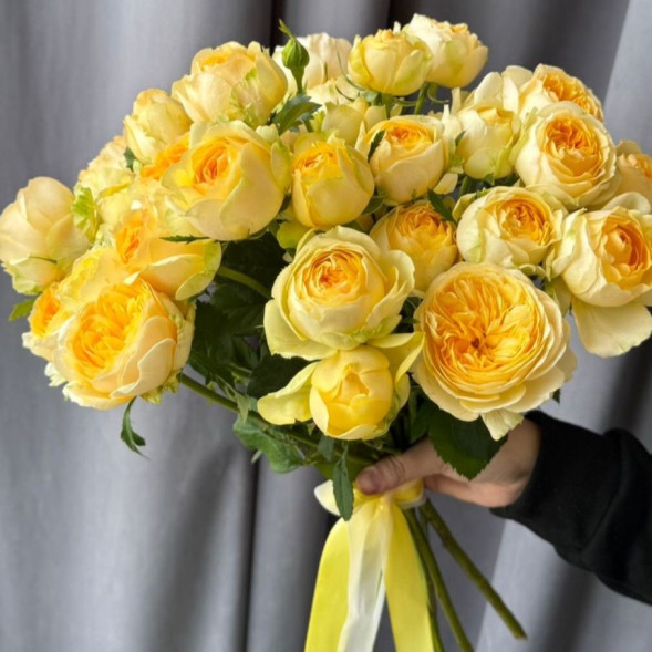 Букет 7 желтых роз в Приморском