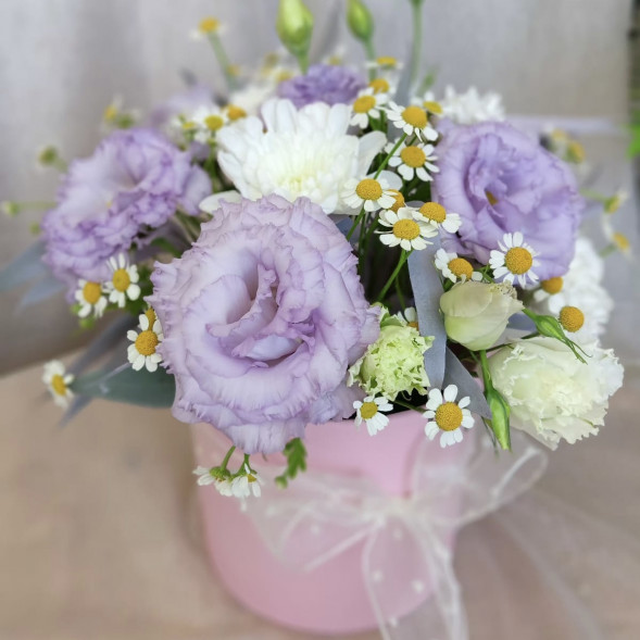 Композиция в коробке «Милота» в Приморском