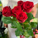 5 красных роз в Приморском