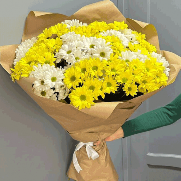 Букет 11 хризантем в Приморском