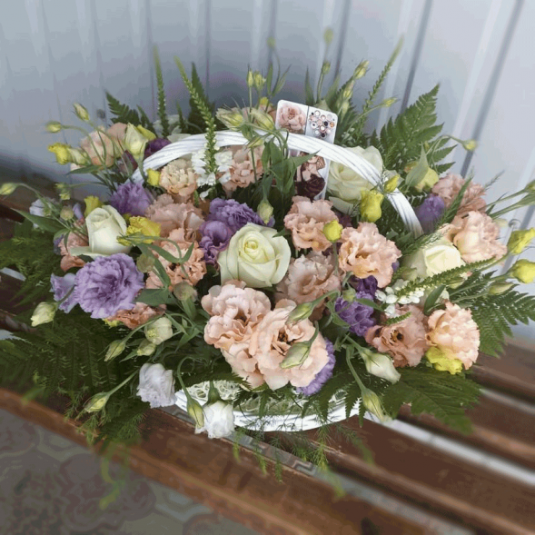 Композиция в корзине "Симфония" в Приморском