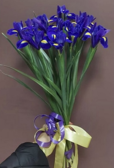 Букет 11 ирисов  в Приморском