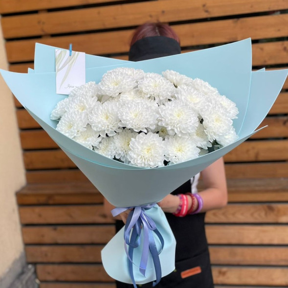 Букет 7 хризантем в Приморском