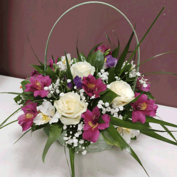 Композиция в корзине "Невероятная" в Приморском